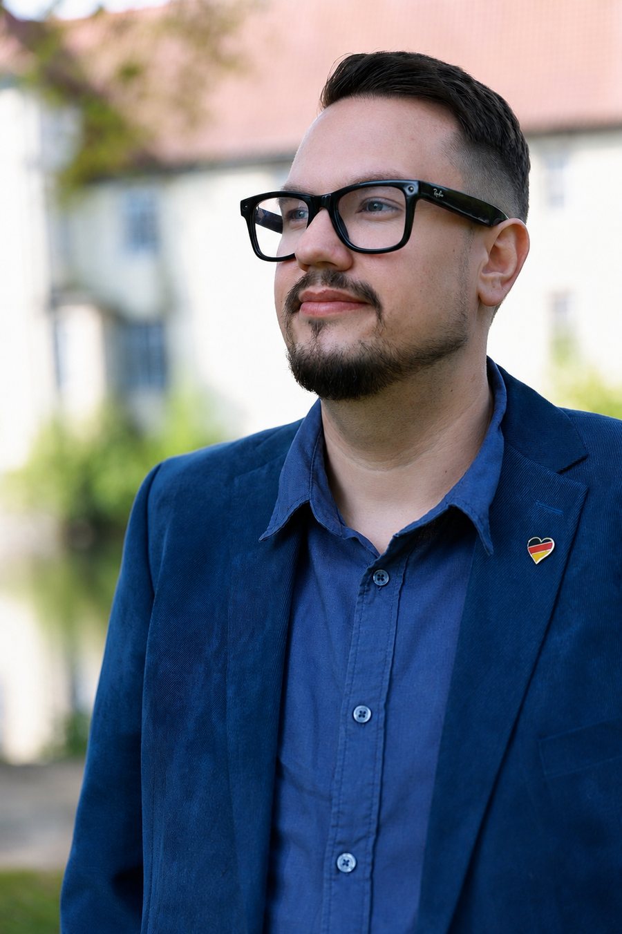 Kevin Burmeister, Landtagskandidat der AfD in Oberhausen
